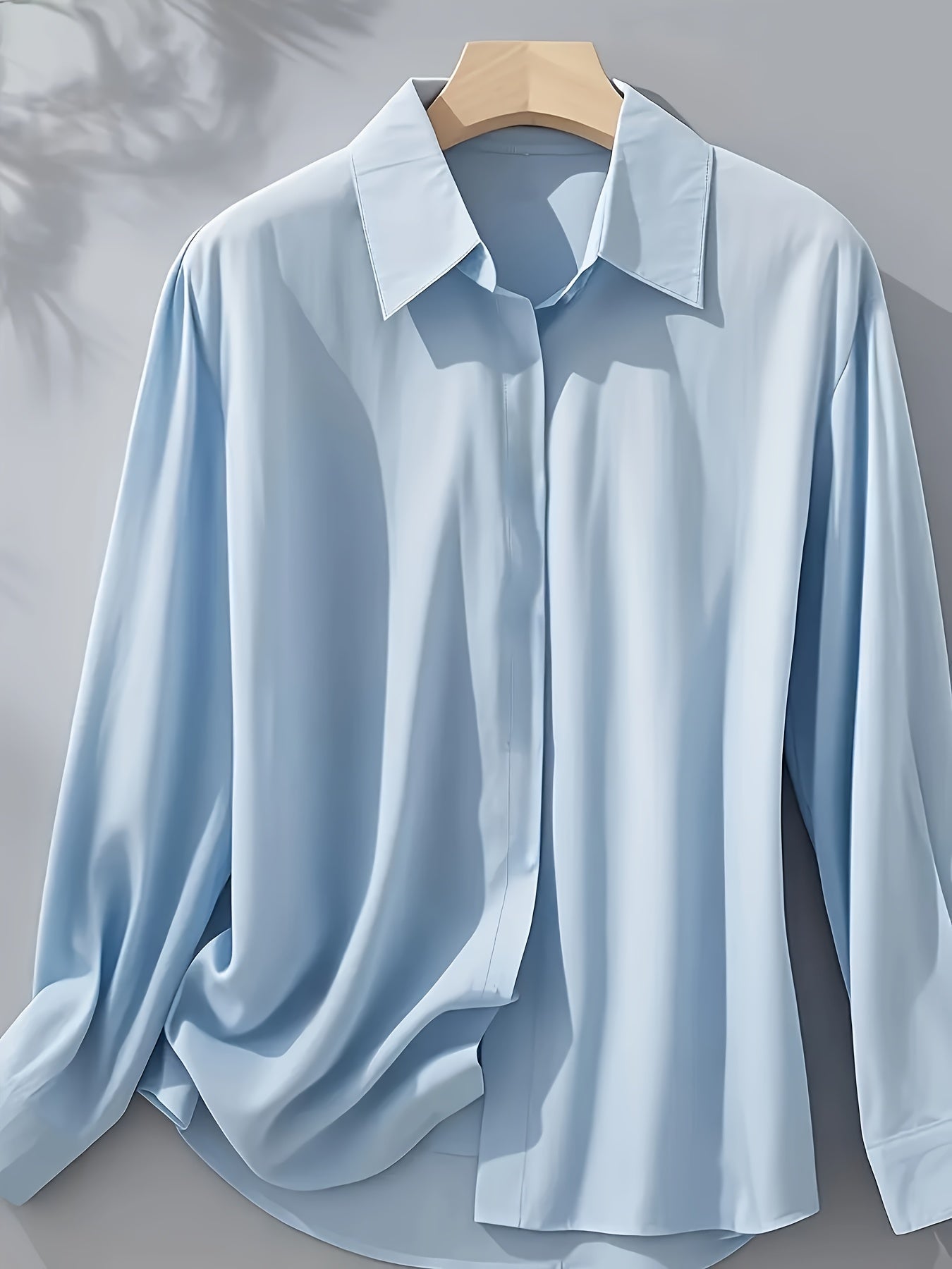 IRYNA | Stylowa Koszula Z Długim Rękawem Zapinana Na Guziki