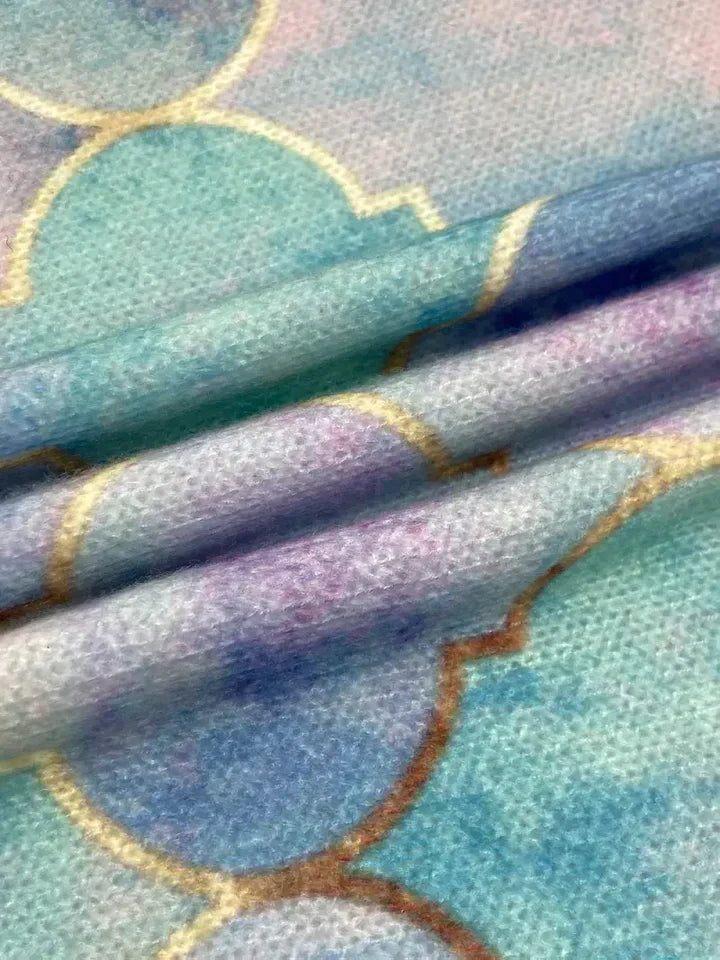 Belirra - Damski miękki i błyszczący sweter w pastelowych kolorach