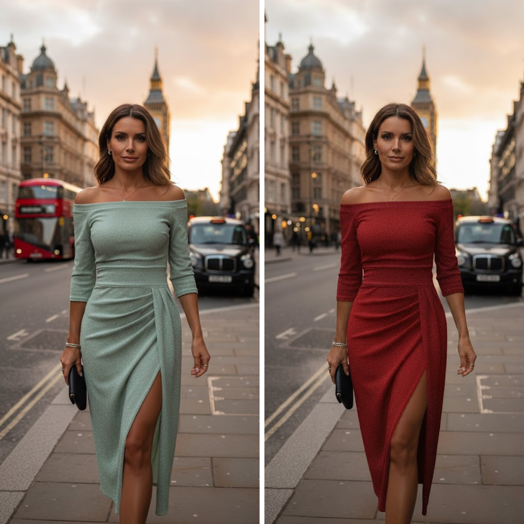 Isabeau | Elegancka sukienka maxi z dekoltem halter o zwiewnym kroju